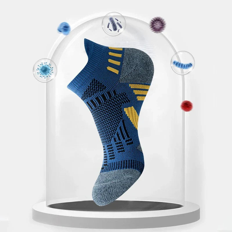 Mid Calf Terry Cloth Athletic Sports Socks Cushioned