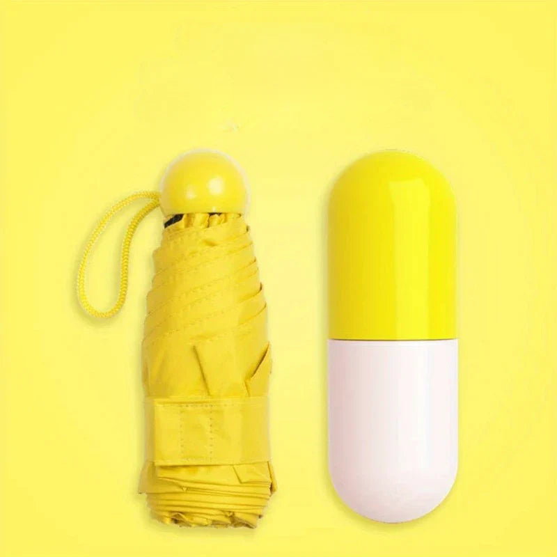 Mini Compact Capsule Travel Umbrella