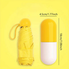 Mini Compact Capsule Travel Umbrella