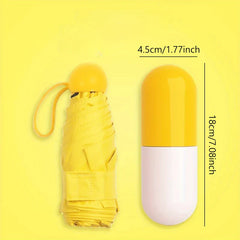 Mini Compact Capsule Travel Umbrella