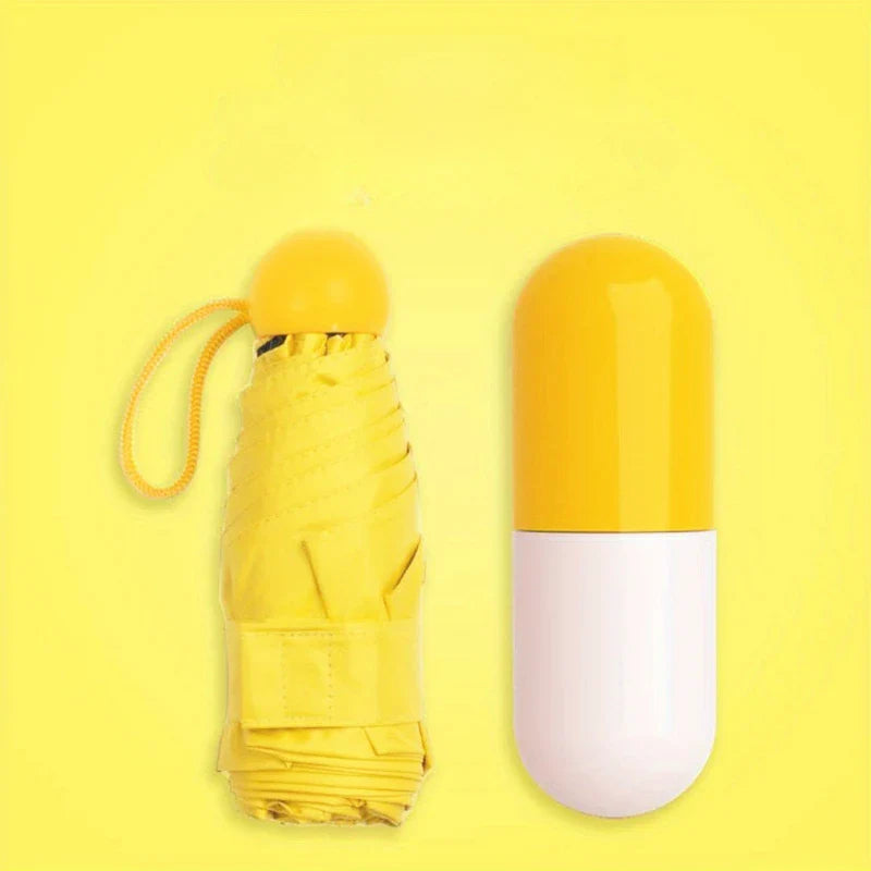 Mini Compact Capsule Travel Umbrella