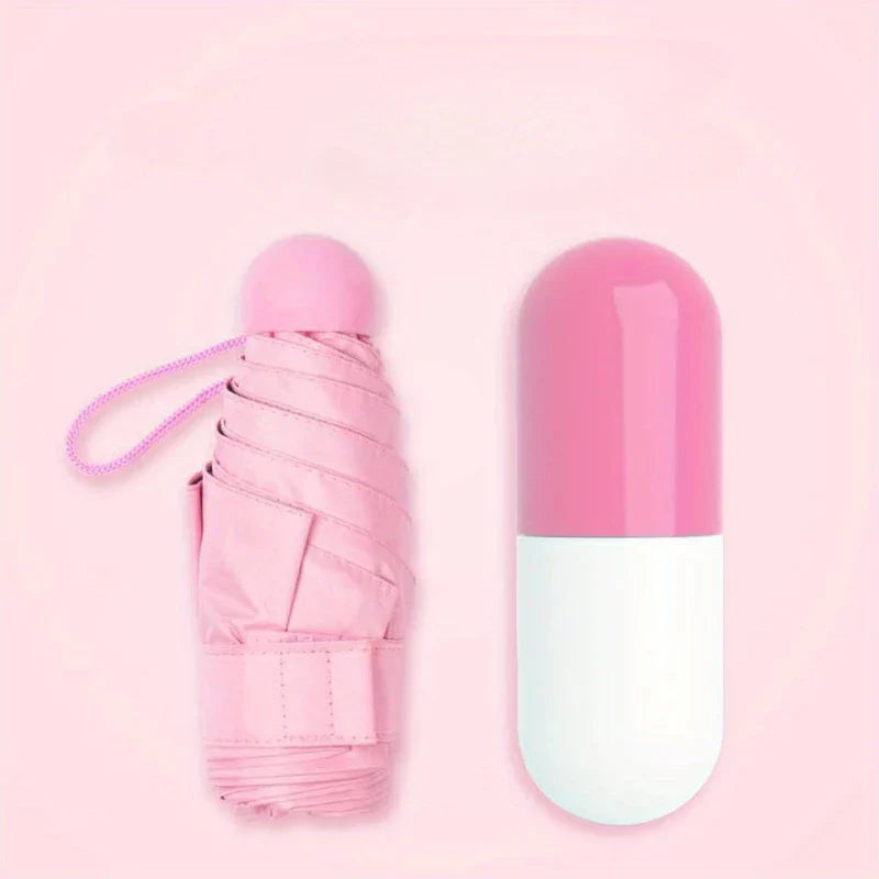 Mini Compact Capsule Travel Umbrella