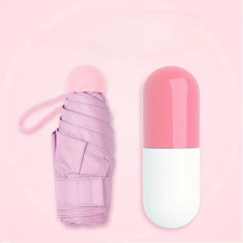 Mini Compact Capsule Travel Umbrella