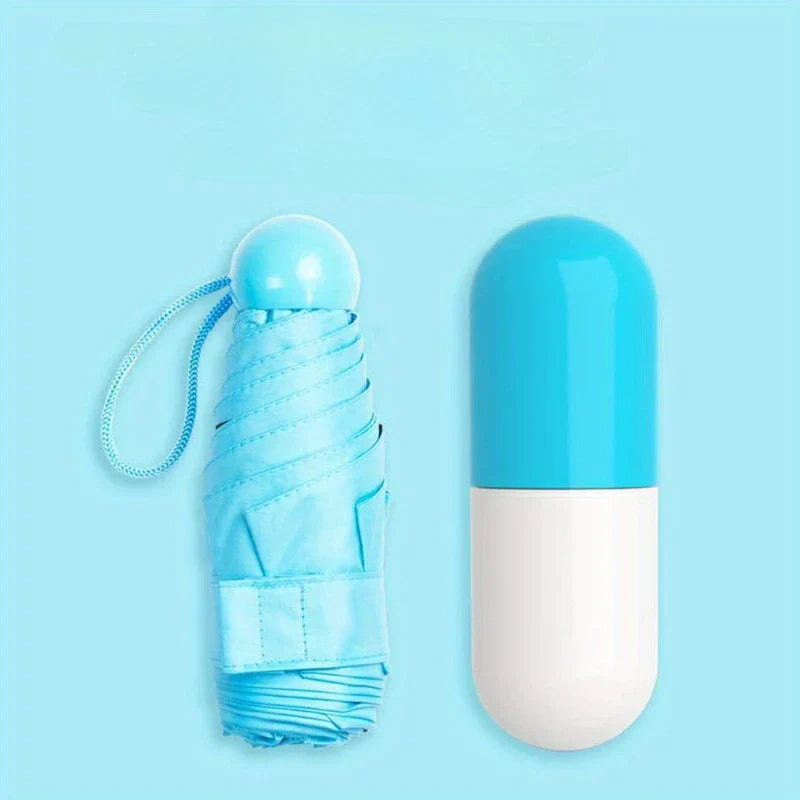 Mini Compact Capsule Travel Umbrella