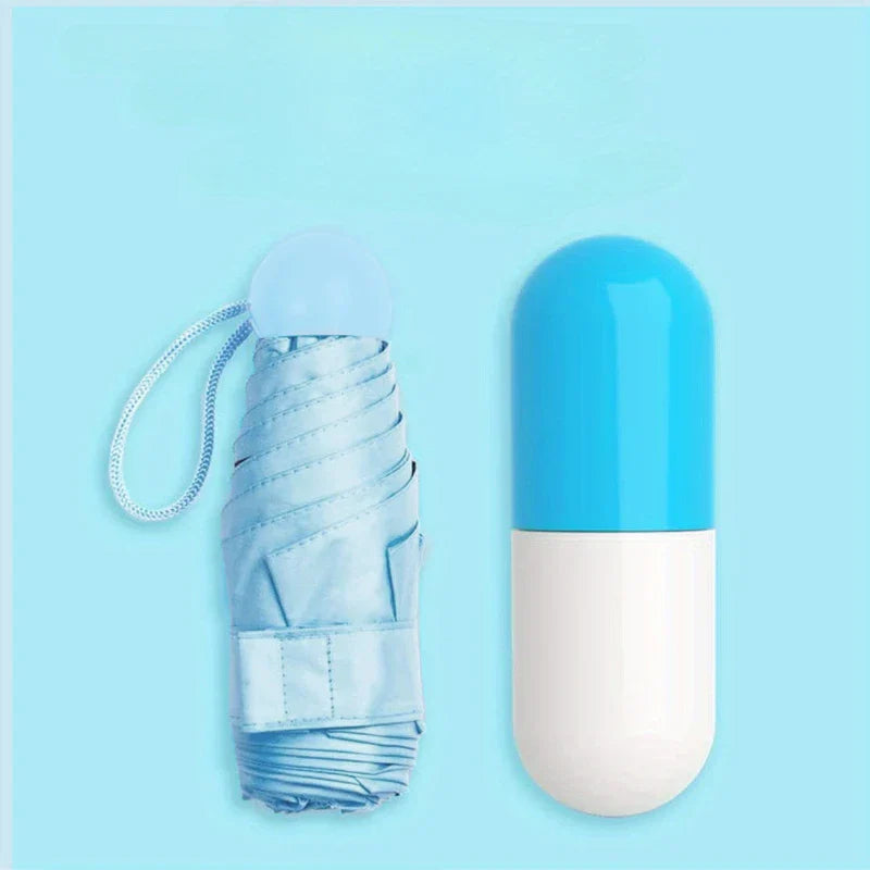 Mini Compact Capsule Travel Umbrella
