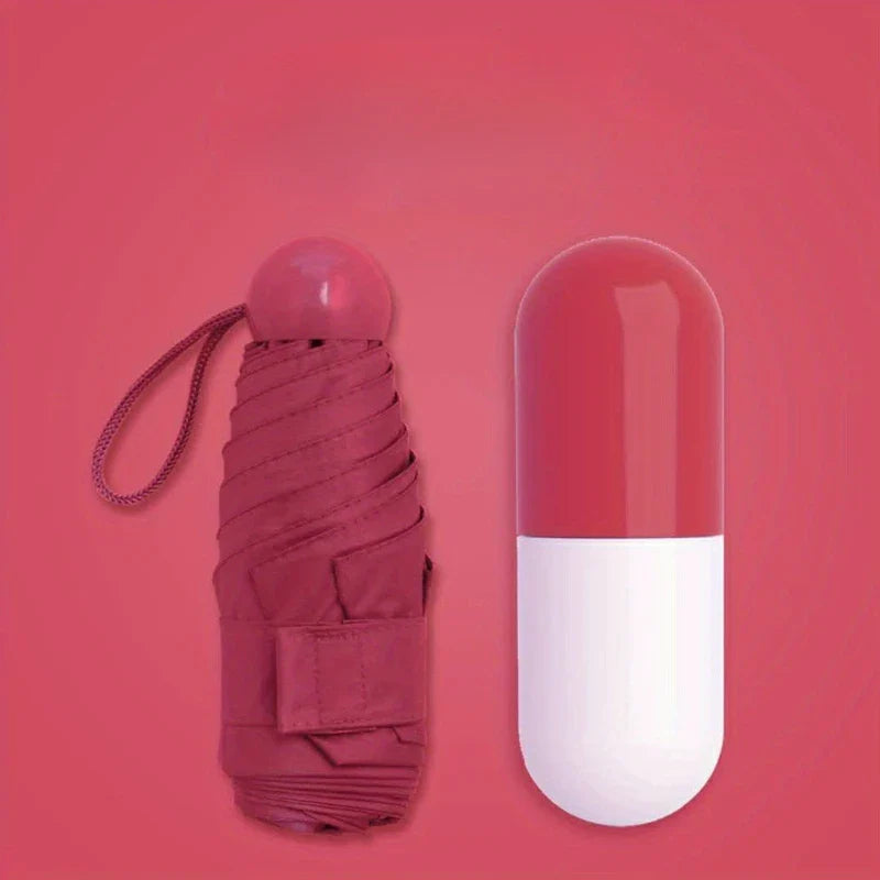 Mini Compact Capsule Travel Umbrella