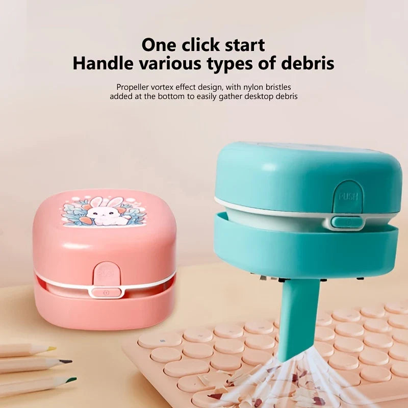 Mini Desktop Vacuum Cleaner Battery Operated
