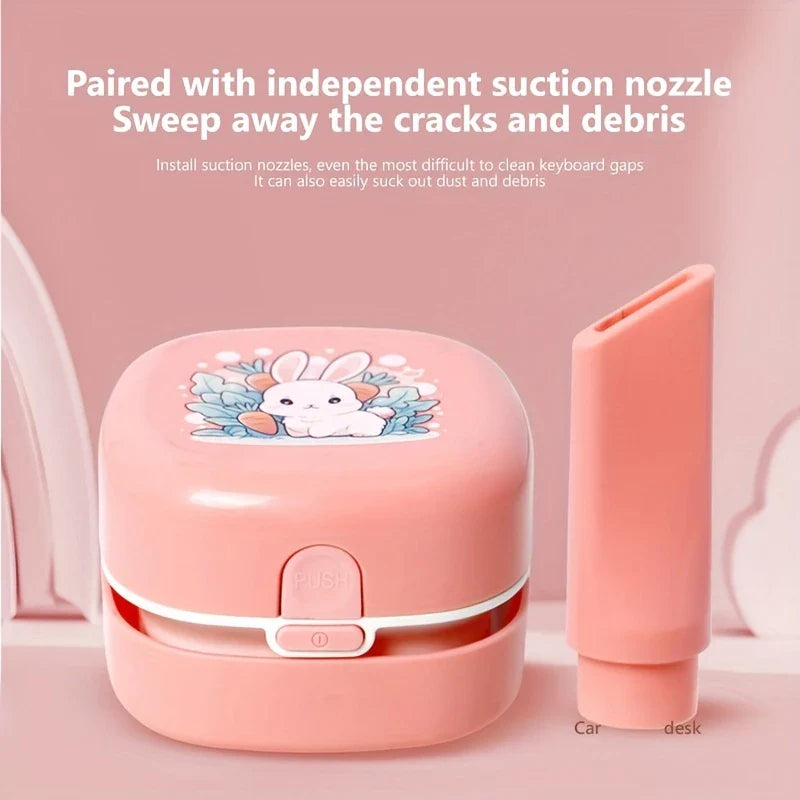 Mini Desktop Vacuum Cleaner Battery Operated
