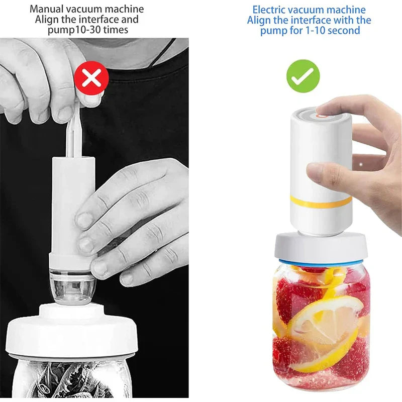Mini Handheld Vacuum Sealer Pump Food Saver Storage