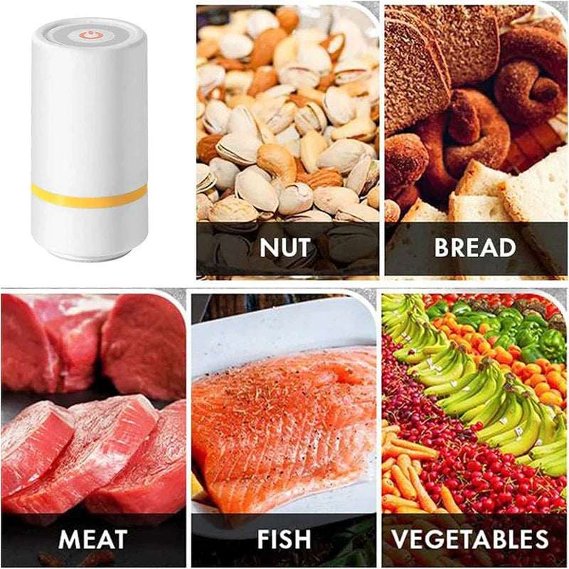 Mini Handheld Vacuum Sealer Pump Food Saver Storage