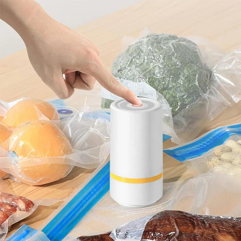 Mini Handheld Vacuum Sealer Pump Food Saver Storage