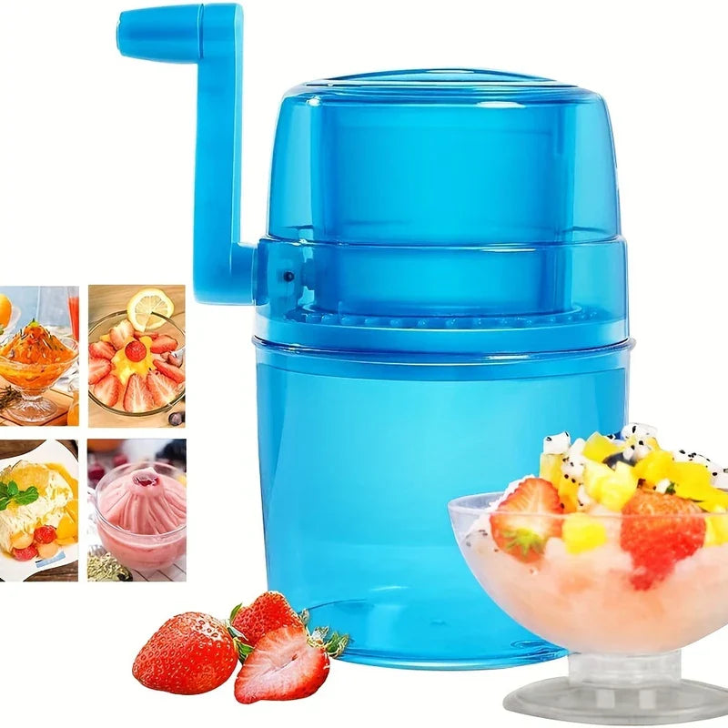 Mini Manual Ice Shaver Snow Cone Maker