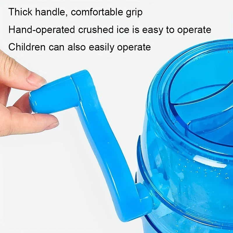 Mini Manual Ice Shaver Snow Cone Maker