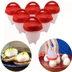 Mini Non-Stick Silicone Egg Poacher Cups