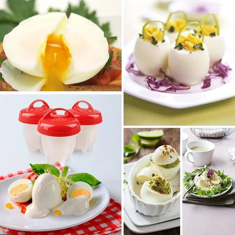 Mini Non-Stick Silicone Egg Poacher Cups
