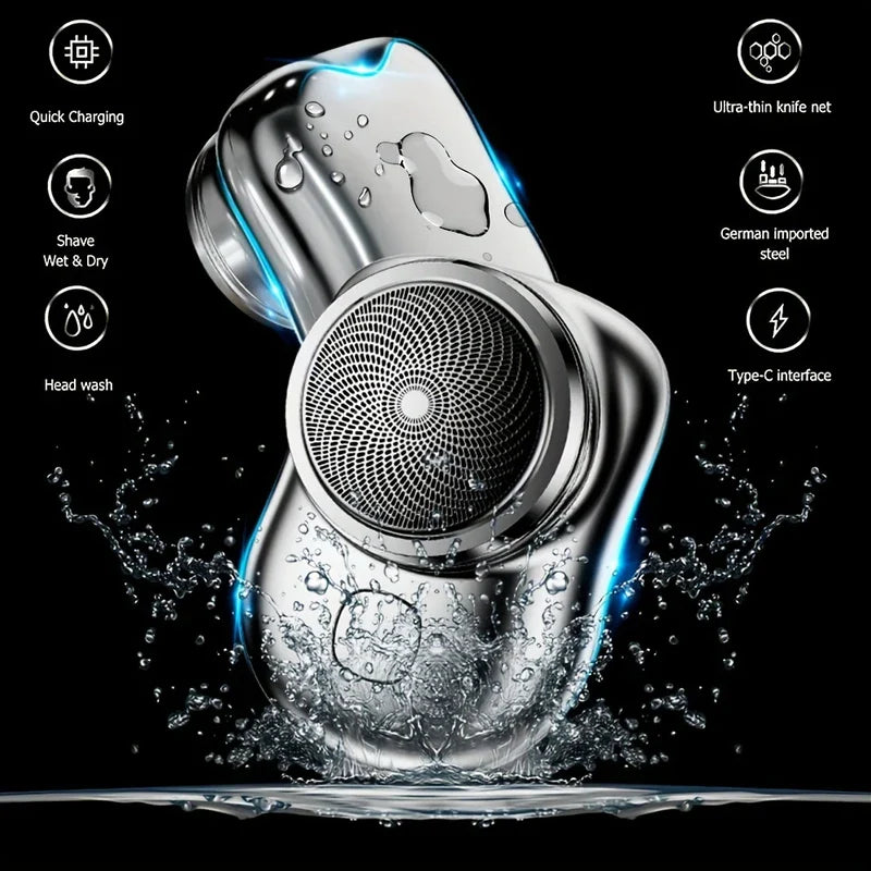 Mini Pocket Size Electric Shaver Usb Rechargeable
