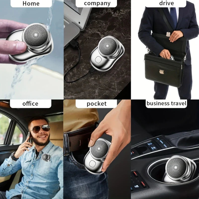 Mini Pocket Size Electric Shaver Usb Rechargeable