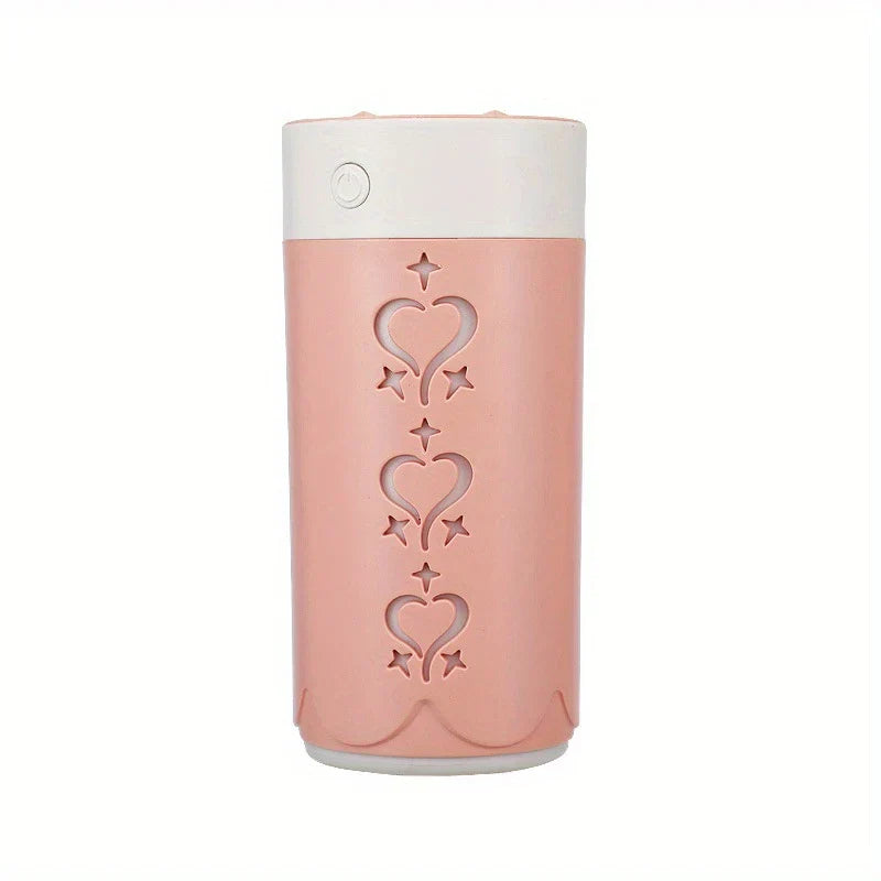 Mini Portable Cool Mist Humidifier Color LED Light