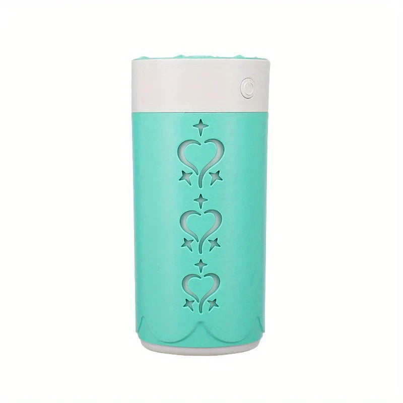 Mini Portable Cool Mist Humidifier Color LED Light
