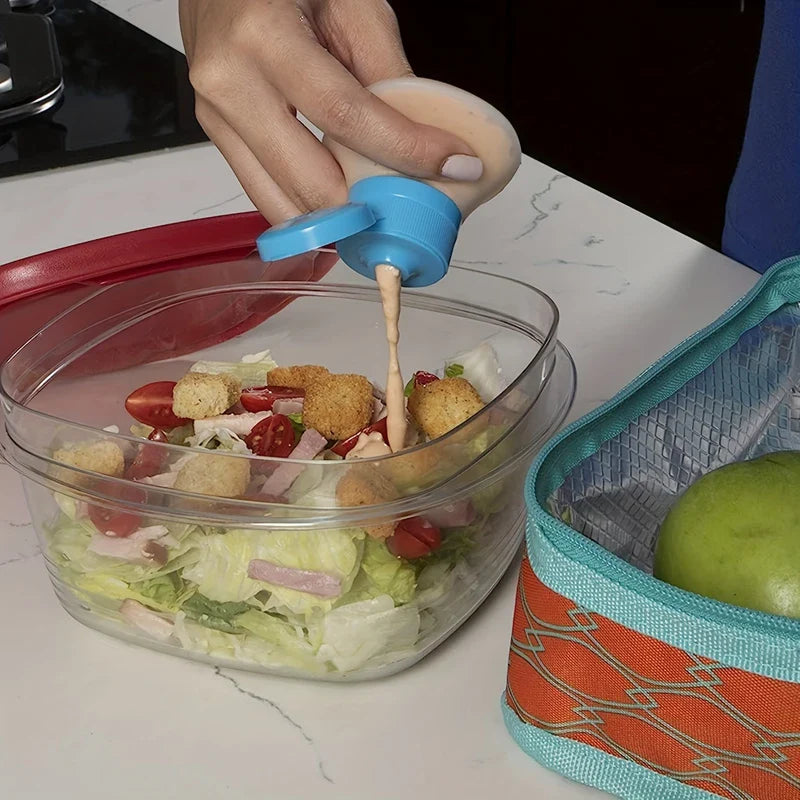 Mini Squeeze Sauce Bottles for Bento Lunch Box