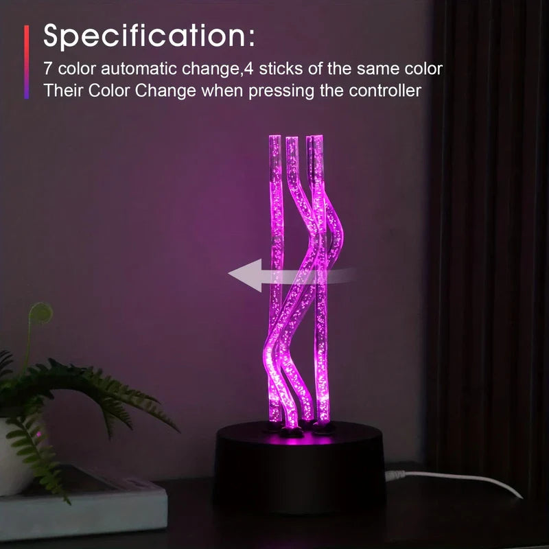 Modern Acrylic LED Table Desk Lamp