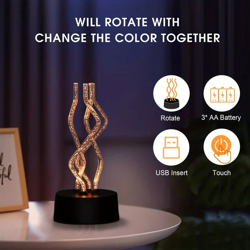 Modern Acrylic LED Table Desk Lamp