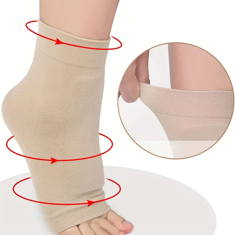 Moisturizing Gel Heel Socks for Cracked Heels
