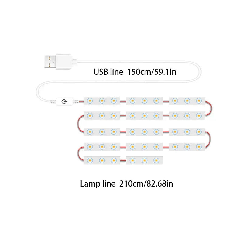 Monochrome Led String Fairy Lights Decor