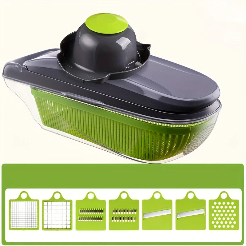 Multi-Blade Mandoline Vegetable Slicer Grater