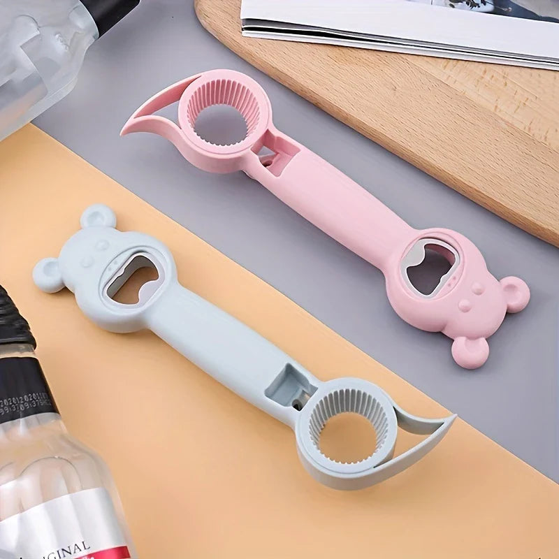 Multi-Function Jar Grip Bottle Lid Opener Tool