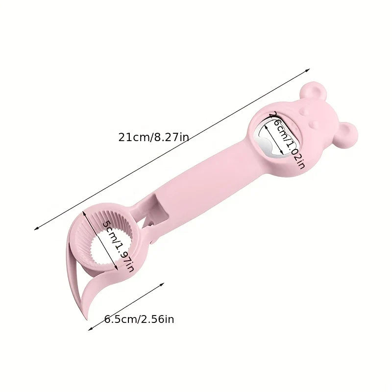 Multi-Function Jar Grip Bottle Lid Opener Tool