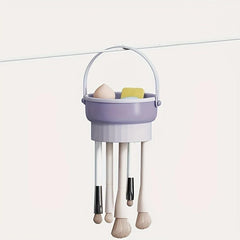 Multi-Functional Retractable Makeup Brush