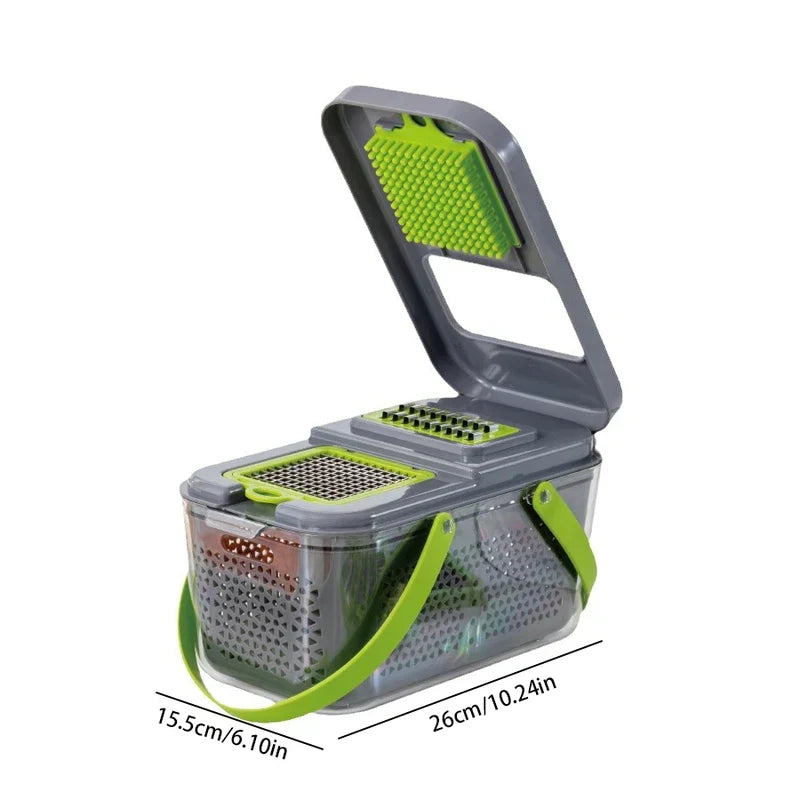 Multi-Piece Vegetable Slicer Chopper Set