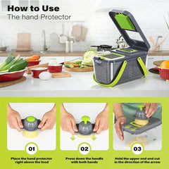 Multi-Piece Vegetable Slicer Chopper Set