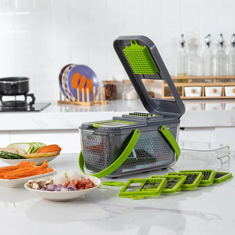 Multi-Piece Vegetable Slicer Chopper Set