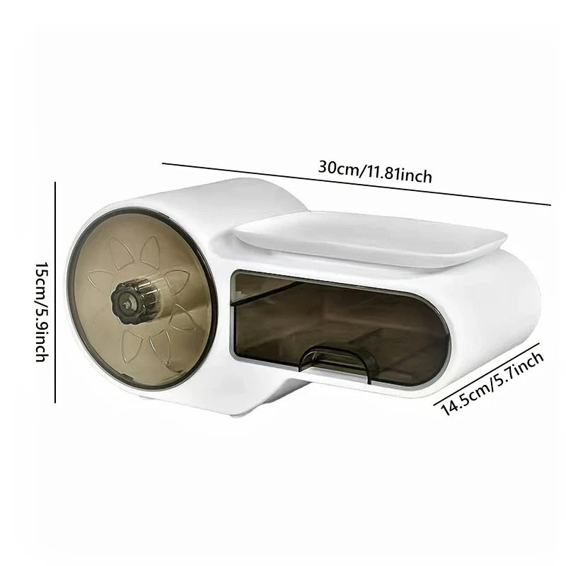 Multi-functional Tissue Box Holder