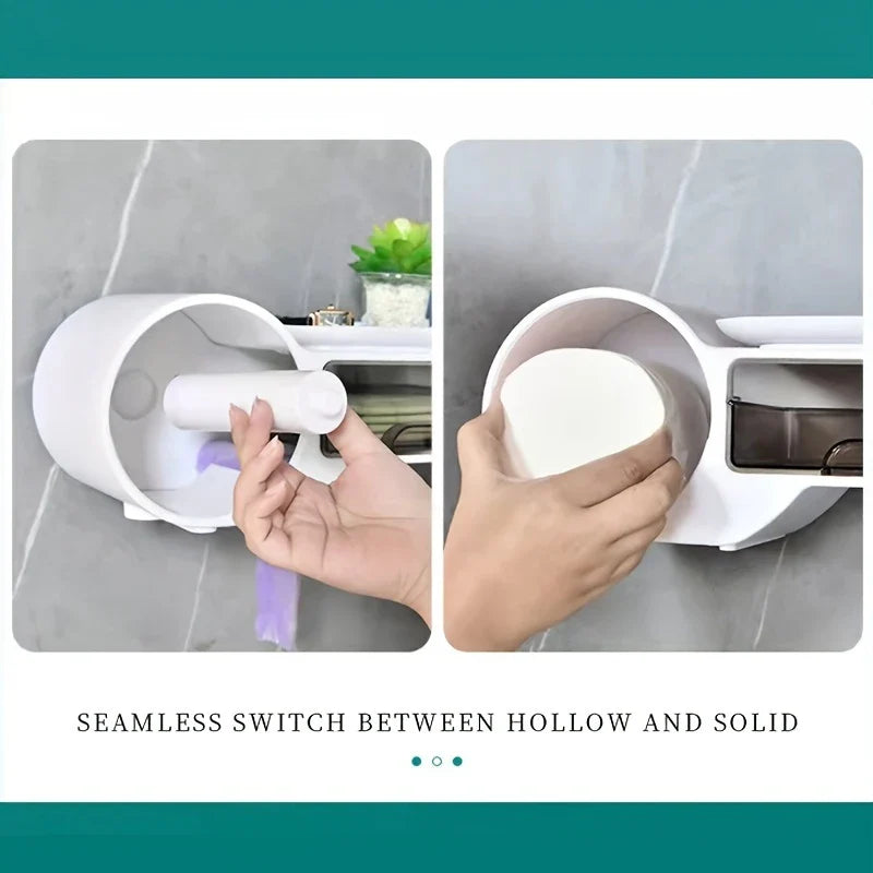 Multi-functional Tissue Box Holder