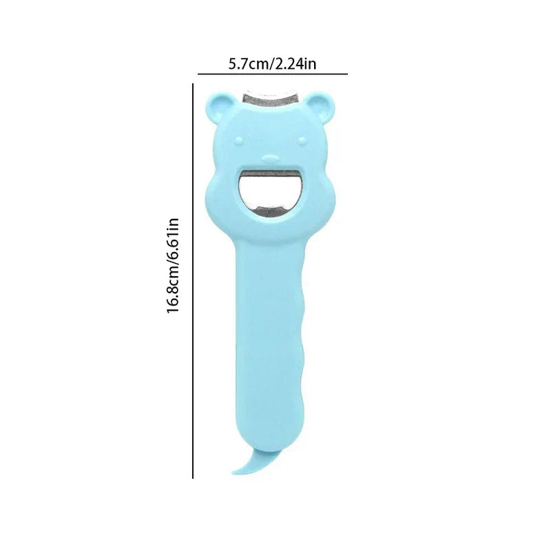 Multifunctional 5-In-1 Can Opener Tool