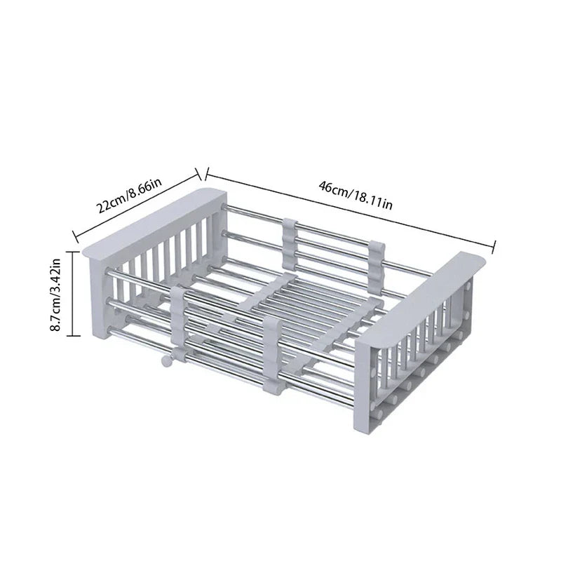 Multifunctional Dish Drying Rack Drainer Organizer