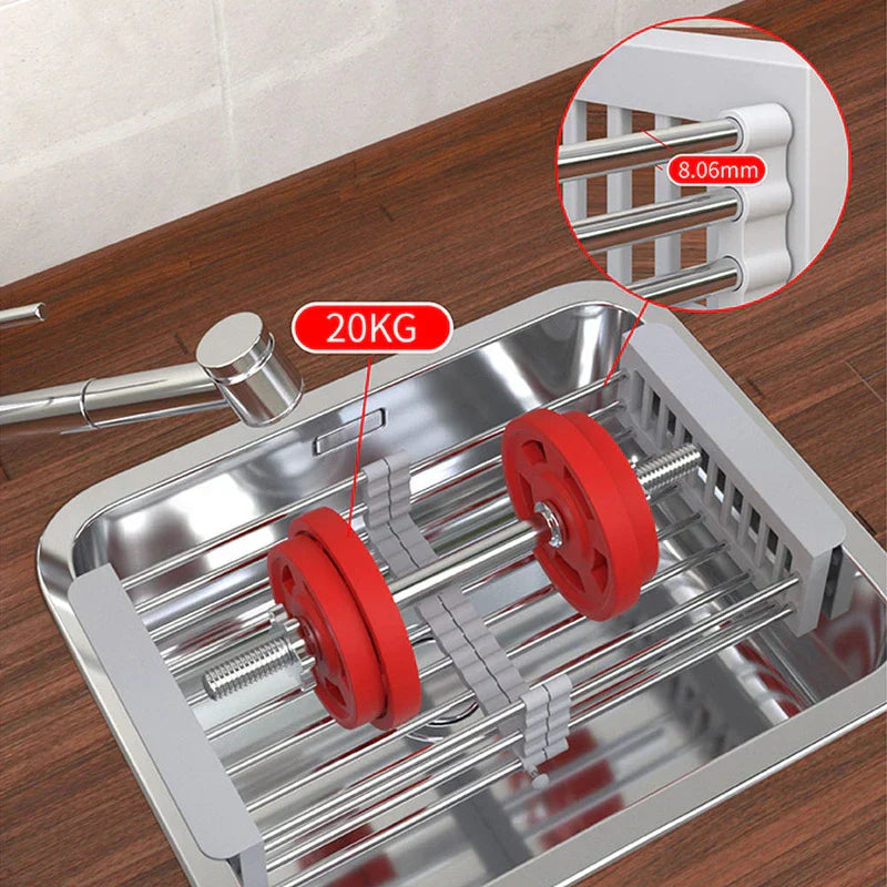 Multifunctional Dish Drying Rack Drainer Organizer