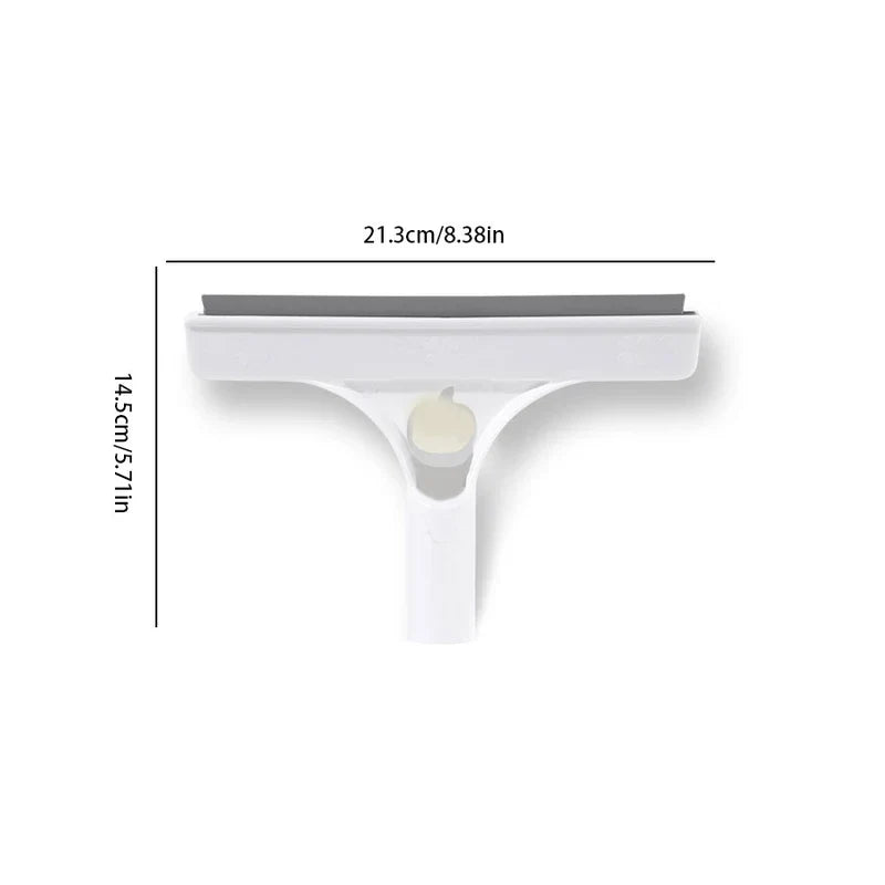 Multifunctional Glass Window Squeegee Brush Cleaner