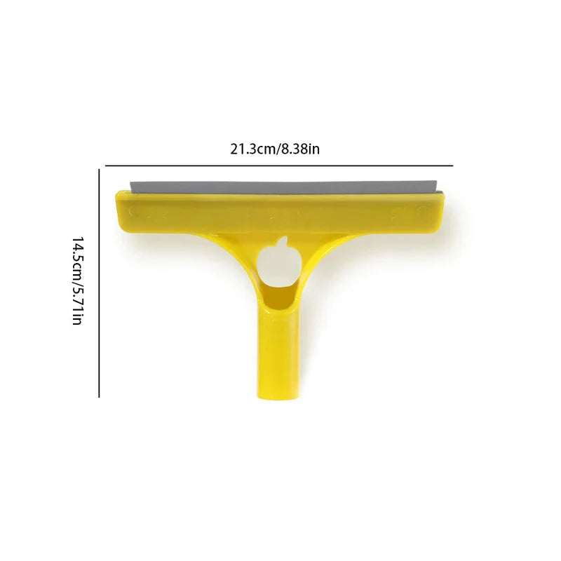 Multifunctional Glass Window Squeegee Brush Cleaner