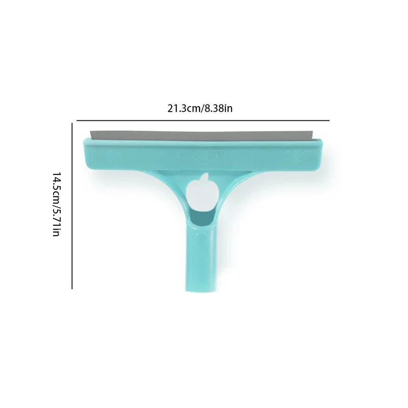 Multifunctional Glass Window Squeegee Brush Cleaner