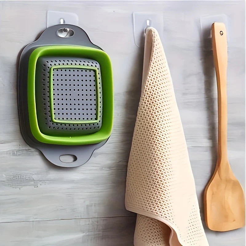 Nesting Colander Mixing Bowl Set Strainer Basket