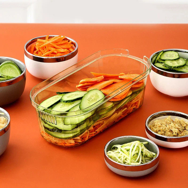 New Crystal Base Vegetable Chopper Slicer Dicer