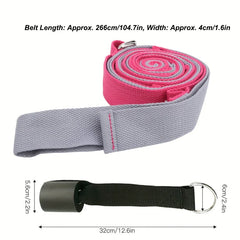 Non-Elastic Yoga Stretch Strap