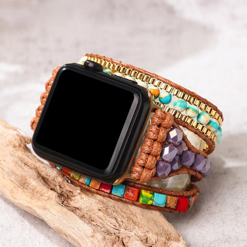ZenStrap: 7 Chakra Boho Wrap Band for Apple Watch - New HomeGoods