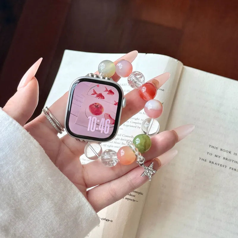 Stardust Band: Candy Crystal Beaded Strap for Apple Watch - New HomeGoods