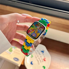 "Block Party" Colorful Resin Band for Apple Watch - New HomeGoods