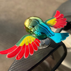 Car accompanying bird car exterior car ornament electric vehicle ornament rearview mirror roof ornament New HomeGoods